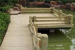 青岛防腐木木栈道 铺设 , 庭院 木栈道施工信息 种