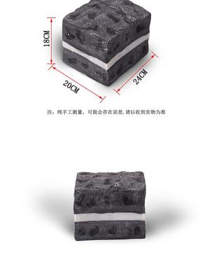 线条发光石头灯