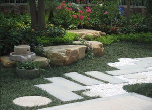 弘坤艺术装饰专业提供别墅庭院景观设计 专业庭院景观工程