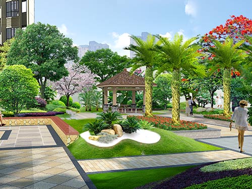 石湾嘉福臻园园林景观工程规划设计