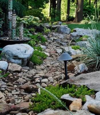 园林工程 | 美丽的旱溪景观,四季皆有景!