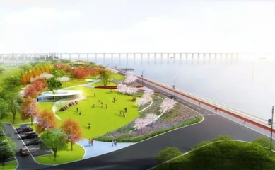 力争10月底前完工!南通又一沿江绿化景观提升工程顺利开工